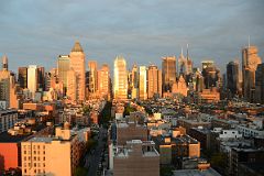 27 One Worldwide Plaza, 48th St, Morgan Stanley Building, One Astor Plaza, Bank Of America, New York Times At Sunset From New York Ink48 Hotel Rooftop Bar
